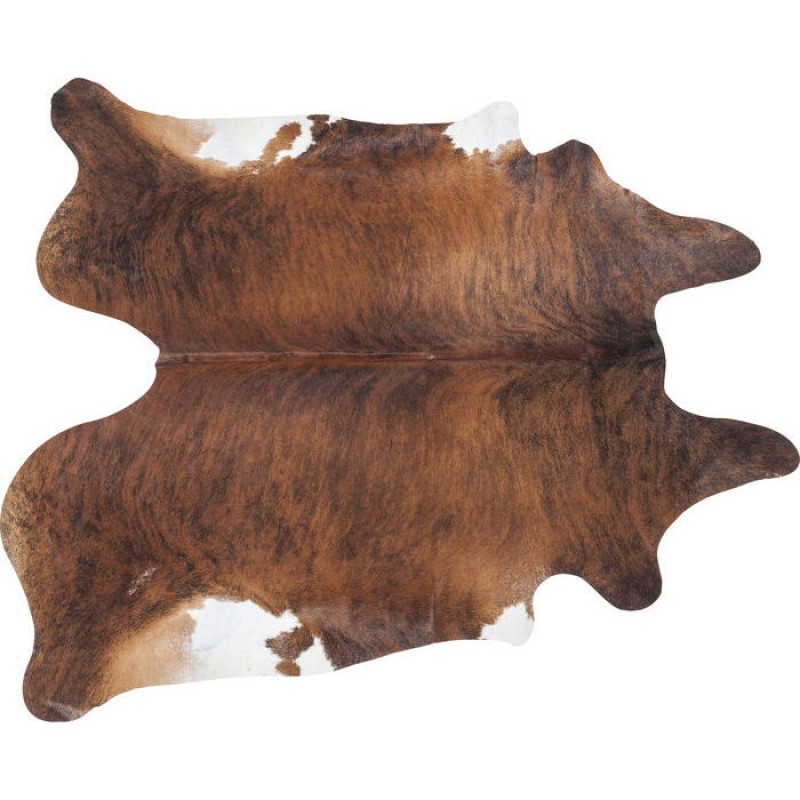 Cow Hide Rug Brown-Black 190 x 150 